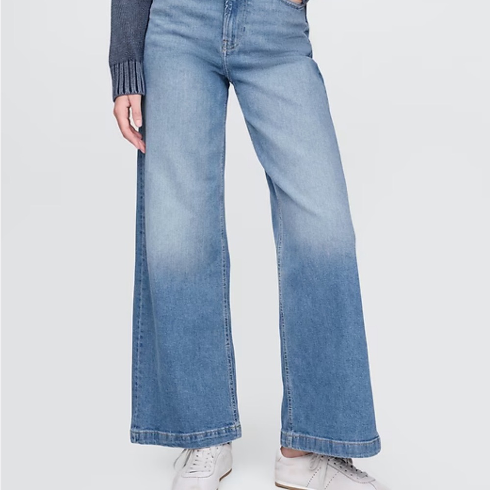 GAP Wide Leg Ankle Jeans